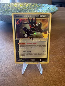 Pokemon TCG Greninja Celebrations Promo Gold Star SWSH144 - Image 1