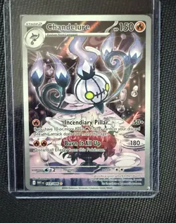 Pokemon Chandelure 103/086 Sv: White Flare Illustration Rare Holo English - Image 1