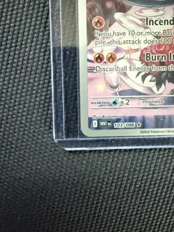 Pokemon Chandelure 103/086 Sv: White Flare Illustration Rare Holo English - Image 5