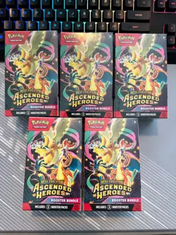 Pokemon TCG Ascended Heroes Booster Bundle - Lot of X5 New/Sealed READY TO SHIP - Image 1