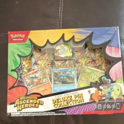 Pokemon TCG Mega Evolution Ascended Heroes First Partners Pin Collection Box - Image 1