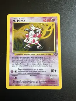 Pokemon Mr. Mime Jungle Rare Basic 6/64 40 HP French - Image 1