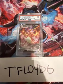 2022 Pokemon PSA 9 Charizard Vmax SWSH#261 Sword & Shield Charizard UPC Promo - Image 1