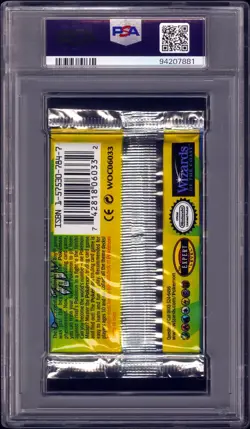 Pokemon 1999 WOTC Thick Font Base Set Venusaur Sealed Booster Pack GEM MT PSA 10 - Image 2