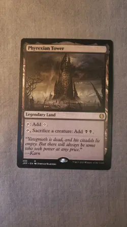 MTG Phyrexian Tower JMP Rare Normal Card #493 Near Mint - Image 1