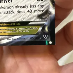 Pokemon Skarmory Miscut square edge RARE EX XY 80/146 Ultra Rare Full Art Holo ! - Image 3