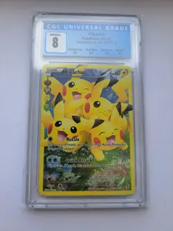 Pokemon Pikachu CGC 8 2016 GENERATIONS #RC29/RC32 FULL ART - Image 1