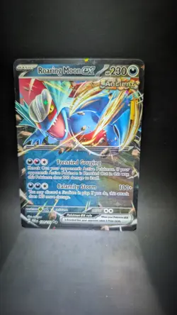 Roaring Moon Ex 124 Double Rare Card Paradox Rift Near Mint Condition - Image 1