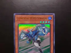 Yugioh - Elemental Hero Stratos JMPS-EN008 Ultra Rare Promo - Image 2