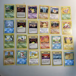 Pokemon Vintage Mixed Lot 24 Cards - Image 1