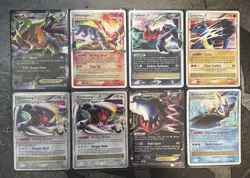 Pokemon EX Lv.X Card Lot – Garchomp Lv.X x2 Giratina EX Darkrai EX Lucario Lv.X - Image 1