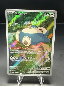 Pokemon TCG Snorlax 051 Sv: Scarlet & Violet Promo Holo Card English LP A - Image 1
