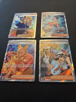 Pokemon TCG: SWSH-ME 4 Card Full Art Trainer Lot - Image 3