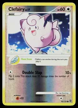 Pokemon Card - Clefairy Secret Wonders 83/132 Reverse Holo Common - Image 1