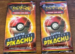 Pokemon Detective Pikachu Movie 2-Card Booster Pack Set of 2 - Image 1