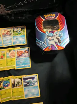Pokemon Card Bundle And Pokemon TCG GLACEON TIN 2018 unseen depths theme deck - Image 2