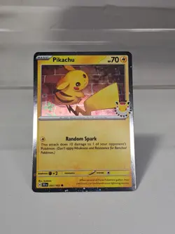 Pikachu-Pokemon Day 2026 Card 051/162 TCG Card Cosmos Holo NM - Image 1