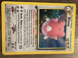 Pokemon Blissey Neo Revelation 02/64 Holo Rare 1st Edition 120 HP Stage 1 Card - Image 1
