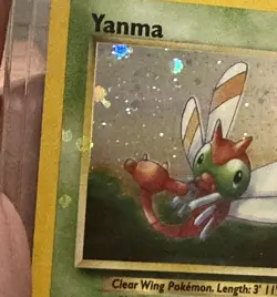 ERROR full card holo PRINT Yanma Holo Rare Neo Discovery 17/75 watch video MINT - Image 1