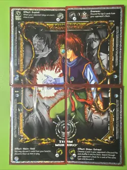 Yu Yu Hakusho TCG - Mukuro, Enslaved Soul - Complete King Set 4 Cards - Image 1