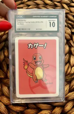CGC 10 Charmander 2019 Japanese Pokemon Old Maid Card - Image 1