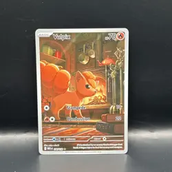 Vulpix Illustration Rare Pokemon Trading Card 138/132 Mega Evolution - Image 1