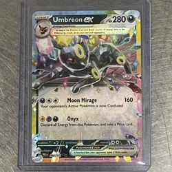 Pokemon TCG Umbreon EX 060/131 Prismatic Evolutions Card Near Mint Condition - Image 1