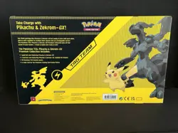 Pokemon Pikachu & Zekrom-GX Premium Collection Box Booster Oversized Card - Image 2