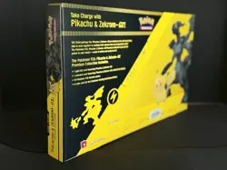 Pokemon Pikachu & Zekrom-GX Premium Collection Box Booster Oversized Card - Image 3