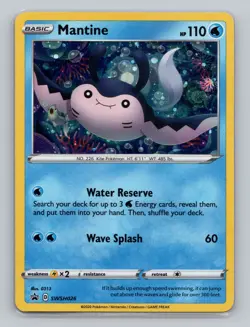 Mantine #SWSH026 Promo Pokemon TCG SWSH: Sword & Shield Promo Cards - Image 1