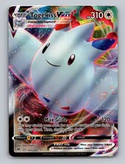 Togekiss VMAX 141/185 Ultra Rare Vivid Voltage Sword Shield Pokemon Card NM - Image 1