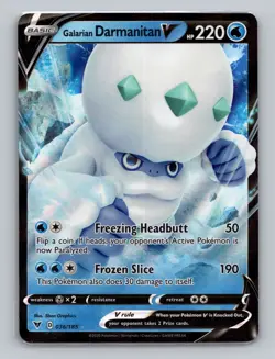 Darmanitan V 036/185 Holo Ultra Rare Vivid Voltage Sword Shield Pokemon Card NM - Image 1