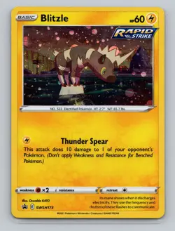 Blitzle #SWSH173 Promo Pokemon TCG SWSH: Sword & Shield Promo Cards - Image 1