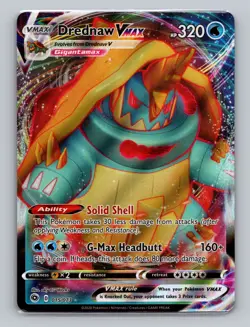 Drednaw VMAX 015/073 Ultra Rare Champion's Path Sword Shield Pokemon Card NM - Image 1