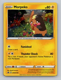Morpeko #SWSH116 Promo Pokemon TCG SWSH: Sword & Shield Promo Cards - Image 1