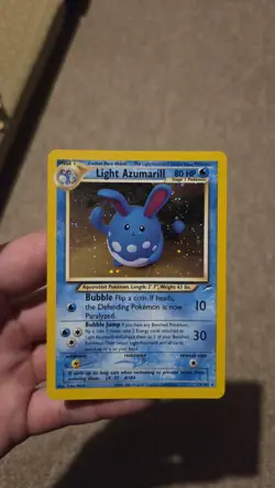 Pokemon Card Neo Destiny Light Azumarill 13/105 Holo WOTC - Image 4