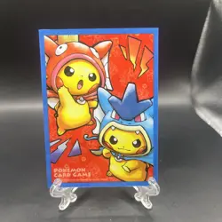Poncho Pikachu Gyarados Individual Japanese Pokemon Center Card Sleeve (X1) - Image 1