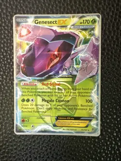 Genesect EX 11/101 Plasma Blast World Championships 2014 Ultra Rare Pokemon Card - Image 1