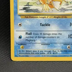 Pokemon Legendary Collection Vintage Magikarp Card #52/110 LP+ - Image 5