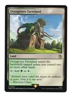 MTG - Overgrown Farmland - Normal - Universes Beyond: Doctor Who - Near Mint - Image 1