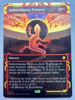 Subterranean Tremors FOIL - MTG Secrets of Strixhaven Mystical Archive SOA 48 NM - Image 1