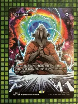 MTG Brainstorm #0004 Borderless Mythic TMNT Source Material (PZA) - Image 2