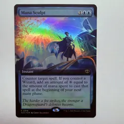 Magic The Gathering Mtg Mana Sculpt Foil Borderless Secrets Of Strixhaven Rare - Image 1