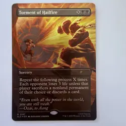 Magic The Gathering Mtg Torment Of Hailfire Foil Avatar Mythic Near Mint - Image 1