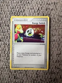 2004 Pokemon EX FireRed & LeafGreen 90/112 Energy Switch Reverse Holo LP Rare - Image 1