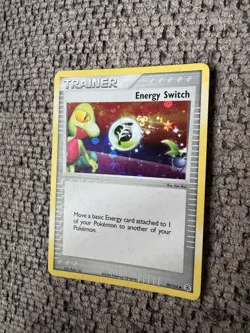 2004 Pokemon EX FireRed & LeafGreen 90/112 Energy Switch Reverse Holo LP Rare - Image 2