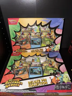 Pokemon TCG Ascended Heroes First Partner Deluxe Pin Collection - Lot of 2 - Image 1