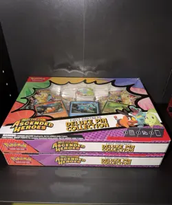 Pokemon TCG Ascended Heroes First Partner Deluxe Pin Collection - Lot of 2 - Image 3
