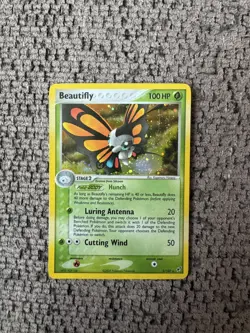 2005 Pokemon EX Deoxys 2/107 Beautifly Holo LP Rare Vintage Card collection tcg - Image 1