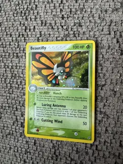 2005 Pokemon EX Deoxys 2/107 Beautifly Holo LP Rare Vintage Card collection tcg - Image 2